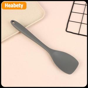 【2-3 ngày giao hàng】 Cấp thực phẩm Silicone thìa Thìa chịu nhiệt nấu ăn muỗng không dính nướng scraper khuấy scooping salad trộn muỗng