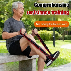 Yoga Resistance Band Elastic Exercise Band For Seniors Strength Training Enhanced Core Strength Durable Latex Fitness Strap Home Gym Equipment Senior Fitness Elastic Band