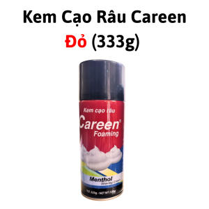 Kem cạo râu Careen 333g bọt mịn hương bạc hà lớp bọt mịn làm mềm da nhanhnhẹ nhàng làm sạch làm giảm trầy.