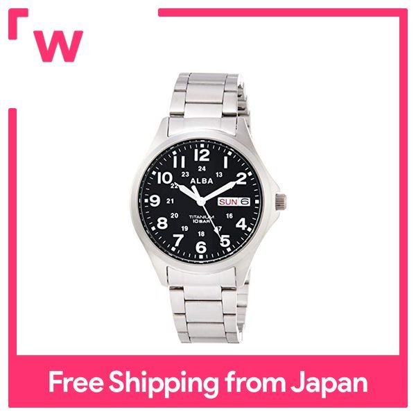 SEIKO Watch Alba Quartz Titanium Sporty Reinforced Waterproof for