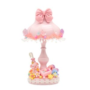 European Small Table Lamp Kindergarten Children Handmade DIY Cream Glue Material Package Making Girl Gift Educational Toy