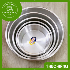 Khay Tròn Nhôm - Xửng Nhôm tròn Size Nhỏ đủ size(16cm-32cm)