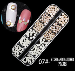 GIVA Nail Art Decor Rhinestone Glitter Crystal Gems Bow Snowflake Acrylic UV Polish 3D Tips