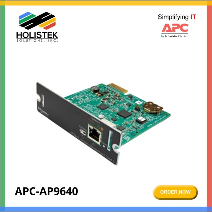 APC UPS Network Management Card 3 (APC-AP9640) Holistek | Lazada ...