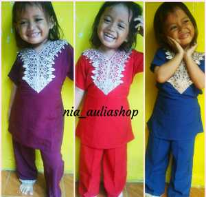 Setelan Arab Anak 5-6th: Grosir Daster & Setelan Arab Anak