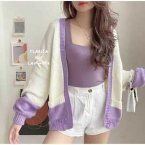 MANDA CARDY OUTER / CARDIGAN RAJUT WANITA TERBARU KEKINIAN / ATASAN WANITA KOREAN STYLE