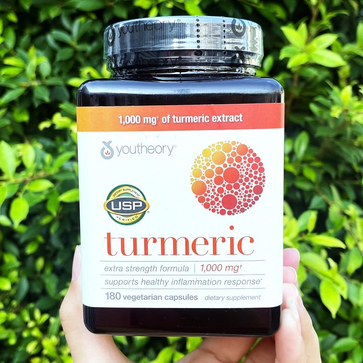 ขมิ้นชันสกัด Turmeric Extra Strength Formula 1000 mg 180 Capsules