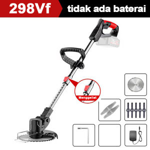 NESO German Tool Lawn Mower Mesin potong rumput 598V/398V/298V Mesin pemotong rumput Pemangkas Rumput Listrik dengan Baterai Li-ion Elektrik Cordless Lawn Mower Electric Grass Trimmer NT1599