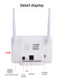 4G LTE CPE Router Modem RJ45 LAN WAN External Antenna WiFi Wireless Hotspot With Sim Card Slot. 
