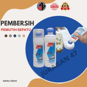 Juragan 47-Pembesih pemutih Sepatu Cairan Pembersih Sepatu Sneakers Pemutih Ajaib Shoes Cleaner Staim Remover Cream Pembersih Pemutih