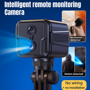 Remote Intelligent Surveillance Camera Home Smart Remote Camera HD Wide Angle Full Color 2-Way Audio Motion Tracker