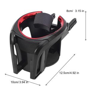 2 in 1 Car Air Vent Cup Holder Phone Mount Multifunctional Design Adjustable Clip Fits Most Phones and Beverage Cups