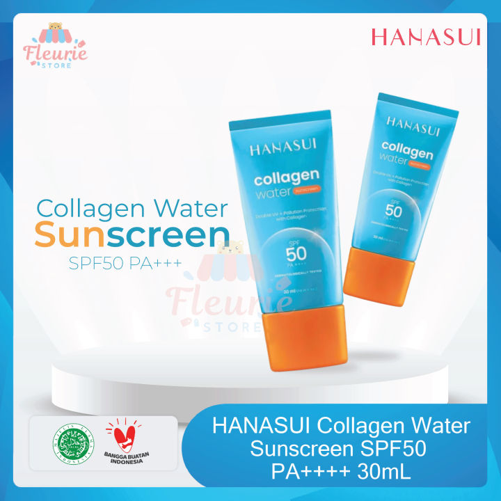 HANASUI Collagen Water Sunscreen SPF50 PA+++ / SPF30 PA+++ 30ml - Hanasui Sunscreen