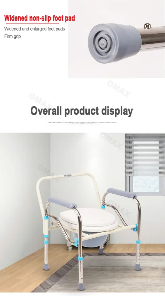 Amazon Heavy Duty Bedside Commode Chair Hawk Eye Foldable Toilet