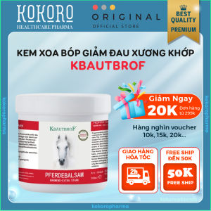 Gel Giảm Sưng Đau Xương Khớp KBAUTBROF - Kem Ngựa Đỏ KBAUF Đức Xoa Bóp Hỗ Trợ Cơ Xương Khớp Hiệu Quả
