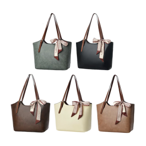 Fashionable Retro Shoulder Bag for Women Practical PU Leather Underarm Bag Large Capacity Lightweight for Everyday Use