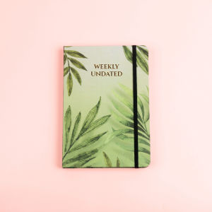 bukuqu Weekly Undated Planner - Notebook - Journal - Notes - Agenda