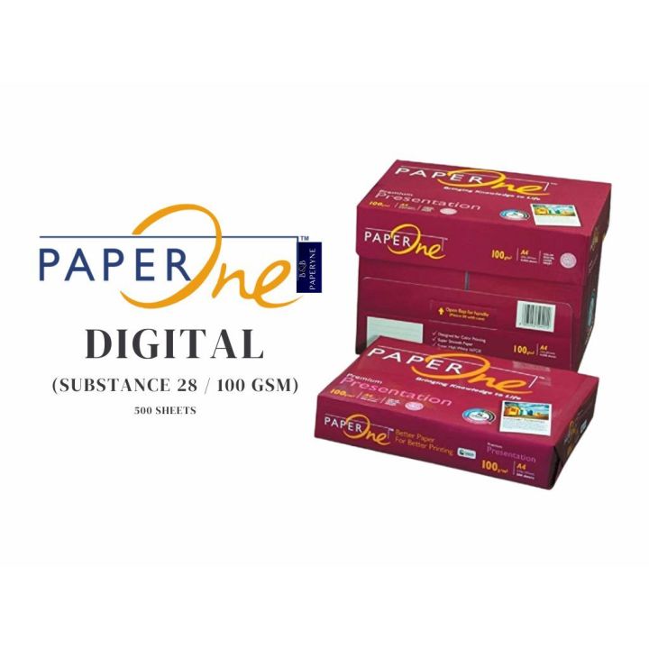 PaperOne Bond Paper Short/Qto, Long/F4, A4 Digital Paper 100 gsm