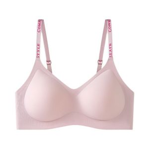 Maniyun บราไร้รอยต่อสุภาพสตรีรองรับอย่างนุ่มนวลหน้าอกเล็ก Comfort ที่ไม่มีสายชุดชั้นในยกทรง