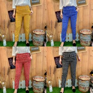 CELANA BAHAN TARTAN SQUARE COTTON STRETCH 3010 GHAUDENS