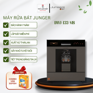 Máy rửa bát Junger Leopard DWJ-133-MS Sấy Khô Tuyệt Đối Tiệt trùng bằng tia UV – BNK