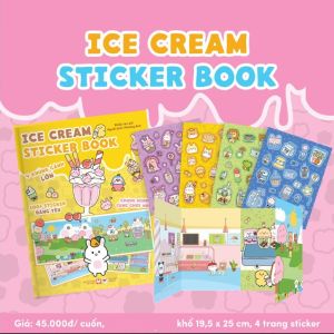 Sách Sticker Khổ Lớn (Hơn 100 Sticker Bóc Dán Đáng Yêu)