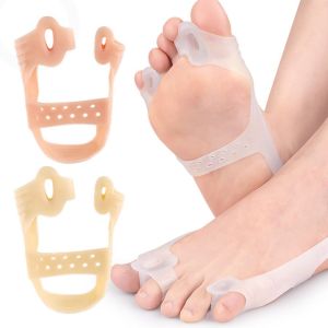 XINSU38 Exerciser Strap Pull Toe Valgus Corrector Elastic Band Reduce Pressure Silicone Toe Splitter Washable Bunion Protector Toe Straightener Pads Toe Splitter