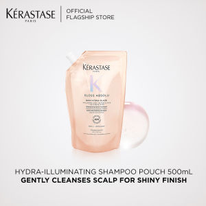 Kerastase Gloss Absolu Hydra-illuminating Shampoo Shiny Glossy Hair & Reducing Frizz 500ml (Refill)