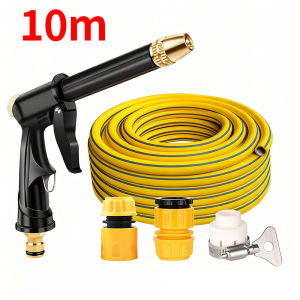 Pvc Water Hose High Pressure Spray Nozzle Flexible Tahan Lama Rumah Tangga Garden Irrigation Car Cleaning