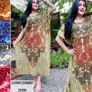 pakaian wanita Daster Lowo kalong kelelawar JUMBO piyama kaftan untuk ibu hamil gemuk gendut