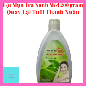 Kem Lột Mụn Trà Xanh Sắc Hồng Ngân chai 200 gram