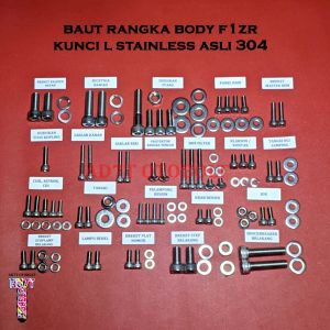 Baut Rangka Body F1ZR Fizr Kunci L Stainless Steel 304