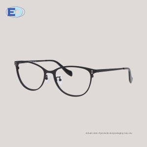 EO Eyewear Debbie Cat Eye Stainless Steel Full Rim Multicoated Clip On Eyeglasses for Women