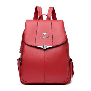 2025 Model Backpack Large Capacity Fashion Trendy Womens Anti-theft Backpack School Bag Soft Leather Casual Small Bag
