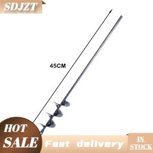 SDJZT Vườn trồng hoa và cây đào lỗ khoan bit xoắn ốc thanh đất lỏng hợp kim đất ddrill bit ngắn thanh
