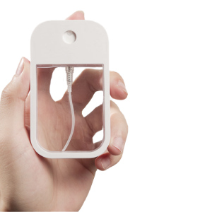 50ml Refillable Travel Size Sanitizer Empty Sprayer Bottle + Silicone Holder Cover +Key Chain 旅游喷雾罐