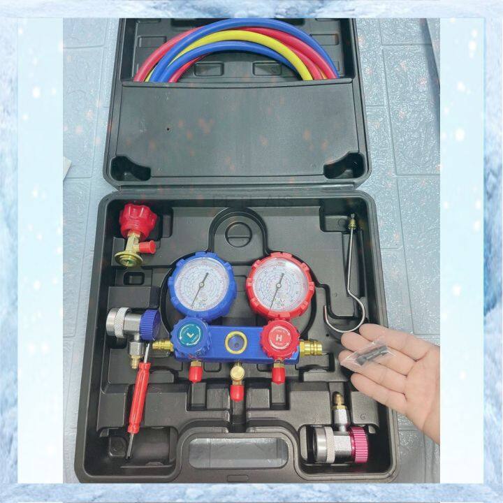 PetiAis charging hose ( 1/4 SAE Male & Female )R134A R600A R22 R12 R404  check pressure psi compressor hos meter checking gas hose fridge manifold  gauge paip cable hose pipe hos Peti