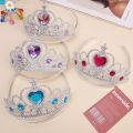 Girls Princess Crowns Crystal Hairband Romantic Bride Hair Accessories for Women Kid Cosplay Party Wedding Jewelry Headwear. 