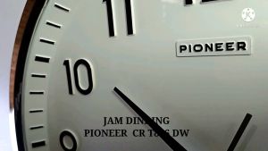 JAM DINDING PIONEER QARTZ CRT806DW DESAIN TEGAS PROFESIONAL 40x40x6cm Free peking Bubble warp