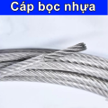 DÂY CÁP THÉP BỌC NHỰA, CÁP LỤA BỌC NHỰA, CÁP MẠ KẼM BỌC NHỰA PVC PHI 3mm, 4mm, 5mm, 6mm, 8mm, 10mm, 12mm - Phi 20mm. 