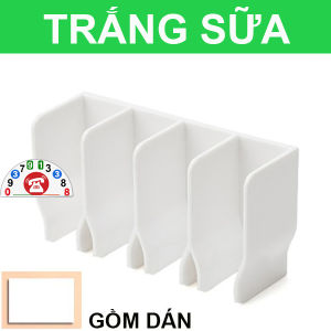 Kệ Đựng Mỹ Phẩm Ngăn Chia Vật Dụng 4 Ngăn Treo Tường Phòng Tắm