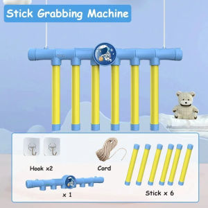 Fun Challenge Falling Sticks Game Toy Training Reaction Ability Early Educational Parent-Child Stick Catcher Machine Toy Sports