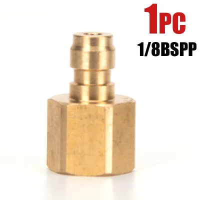 1pc PCP Pump Quick Disconnect 1/8NPT M10x1 1/8BSPP 8mm Fill adaptor Coupling Copper Connector Fittings Socket Repair Kits