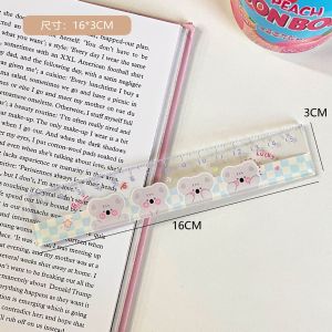 【EWW】15cm Cute Ruler Cartoon Ruler Student Drawing Measuring Tools Gift for Kids Pembaris Sekolah