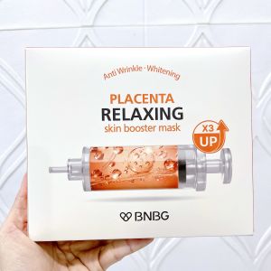 [HỘP 10 MIẾNG]  Mặt Nạ BNBG Placenta Skin Booster Mask Cấp Ẩm Dưỡng Trắng Phục Hồi Trẻ Hóa Da Hàn Quốc