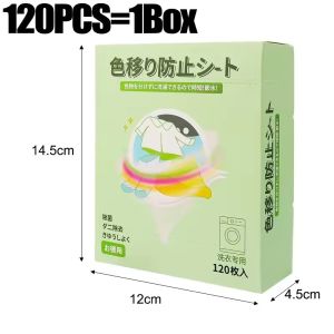 360PCS Dye-Resistant Cloth for Washing Machine Clean Clothes No Chemical Composition Mixed Laundry Anti-Penetration Color Absorbing Paper