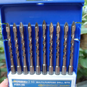 MŨI KHOAN ĐA NĂNG 4 CẠNH CHÂN LỤC GIÁC KING BLUE - KBH4S phi 6 8 10 12 HÀNG CHÍNH HÃNG