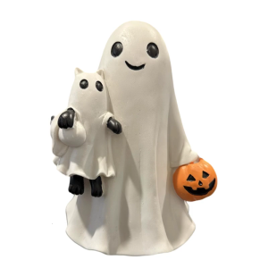 Nhựa ma quái và mèo figurine Halloween Nhà decors nghệ thuật điêu khắc không độc hại trang trí kỳ nghỉ lễ hội decors