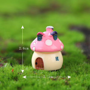 Micro Landscape Resin Ornaments Zakka Style Mushroom Room Mushroom Room Castle DIY Crafts