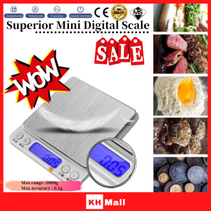 Digital Scale 0.1g 3000g High Accuracy Electronic Kitchen Cooking Food Weight Baking Jewelry Penimbang Timbang